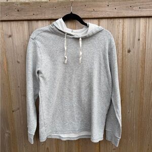 REI Cooperative Gray Hoodie Thermal/Waffle Sweatshirt Size M